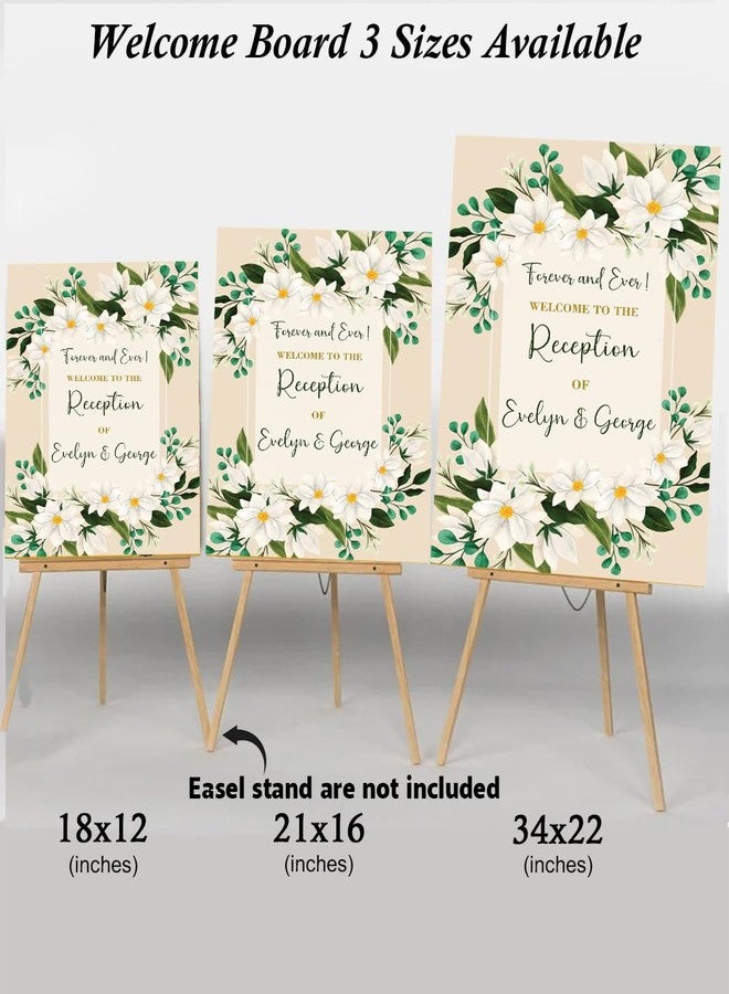 ثيم ماي بارتي لوحة ترحيب شخصية لحفلتي | لوحة ترحيب شخصية لحفل زفاف | لوحة ترحيب لحفل استقبال على الطريقة الهندية - Image 4